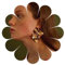 Allereya Geometrische Zerknitterte Ohrstecker Unregelmäßige Quadratische Ohrringe Vintage Übergroße Ohrringe Gold Abstrakte Ohrringe Punk Statement Ohrringe Schmuck Für Frauen Und Mädchen