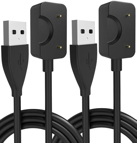 Yaekea 2-pack magnetisk USB-laddningskabel för Samsung Galaxy Fit 3 Fitness Tracker, 100 cm (3,3 fot)