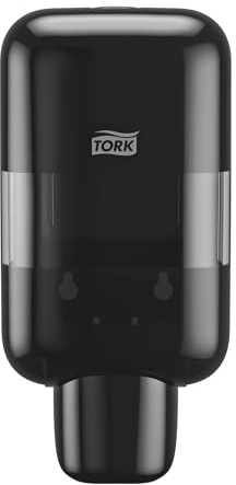 Tork Dispenser Mini sapone e disinfettante, nero, S5, compatibile con ricariche in schiuma, liquido, gel e lozioni, linea Elevation, 565208
