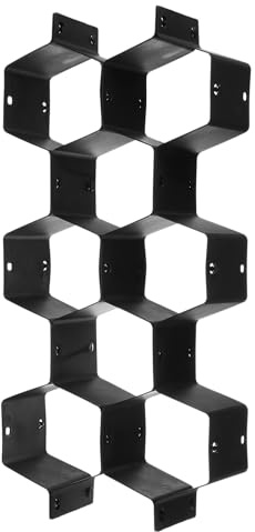 sourcing map 4 divisori divisori per cassetti, separatori regolabili in plastica, organizer per biancheria intima, cinture, sciarpe, calzini, colore nero (taglio libero)
