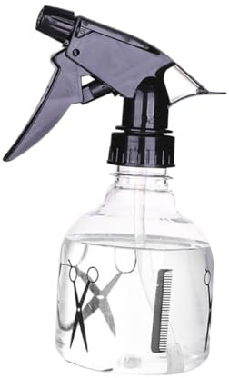 DEARMAMY 1set Hairdressing Spray Bottles Portable Scaled Empty Bottles for Hair Salon Durable Pet Material for Hairdressing Easy to Use Transparent Design 6pcs