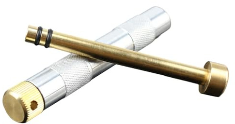 Tube de feu - allumage de Compression Portable, métal | Équipement de randonnée de Survie, Jeu de démarrage en Plein air, Briquet Manuel pour Le Camping, l'urgence, la Chasse, la randonnée et