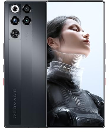 REDMAGIC 11 Pro 144Hz Gaming Phone, 5G Android Smartphone, 12GB RAM+256GB ROM, Snapdragon 8 Elite Gen 5, 6.85 1.5K AMOLED Full Screen, 50MP Camera, Unlocked Mobile Phone Black