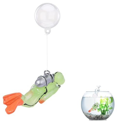 Youngwier Decoraciones flotantes para acuarios - luminiscentes de Bolas flotantes para peceras - Accesorios para Acuario de Agua Salada, Juguetes de Peces para el diseño de la Escena del océano,