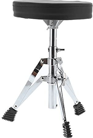 Cocoarm Trono para Batería, Asiento Ajustable para Batería, Taburete Acolchado para con Soporte de Acero Resistente para Músicos y Bateristas