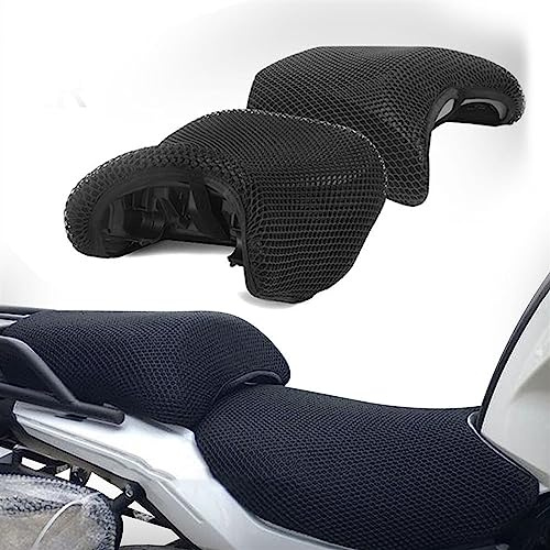 Funda De Asiento Cojín para Benelli TRK 502X 502 X TRK502 TRK502X, Impermeable Transpirable Tela Malla 3D Antideslizante para Motocicleta