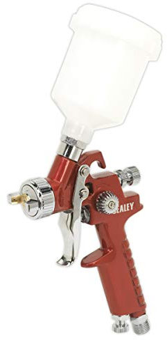 Sealey HVLP731 HVLP Gravity Feed touch up Spray Gun 0.8mm Set Up