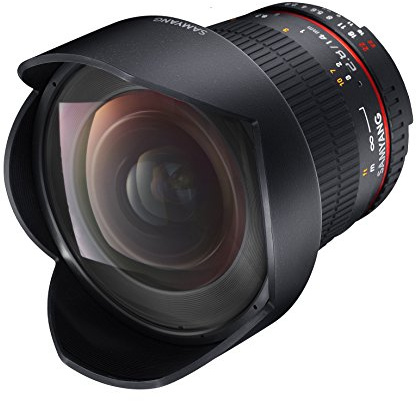 Samyang 14mm F2.8 Full Frame Ultra Wide Angle Lens for Sony E - Built-In AE Chip, Manual Focus, Low Distortion, Wide Aperture, Petal Hood, One Size (Black)