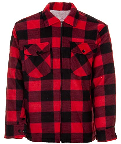 Veste thermique pour homme, chemise de travail, à carreaux, idéale pour le bûcheron