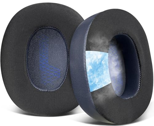 SOULWIT Cuscinetti Auricolari Ricambio in Gel Raffreddamento per JBL E65BTNC/Live 650BTNC/Live 770NC/Live 660NC/Duet NC Over-Ear, Padiglioni Cuffie con Schiuma ad Alta Densità