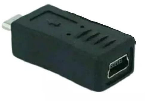 LL Micro USB Male to Mini USB Female B Type Adapter Connector Converter