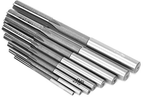 8 Pezzi Alesatore in Acciaio Ad Alta velocità Accessori per Utensili di Alesatura con Codolo Cilindrico Ad Alta Precisione H7 Accessorio Multifunzionale per Uso Domestico
