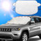 Couverture Pare-Brise Voiture, Pare-Soleil de Voiture Protection,Pare Soleils Intérieur,Pare Brise Soleil Repliable avec Sac Rangement Avant Anti UV Universelle de Pare Soleils pour Voiture SUV Camion