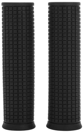BULLSPANN Empuñaduras De Bicicleta Ergonómicas Antideslizantes Negro 1 Par 110mm/4.33 TPE Para Manillar De 22.2mm Diseño De Doble Cara Para Bicicletas De Montaña Y Carretera