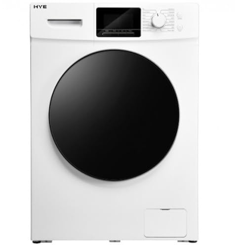 HYE Washing Machine - 12KG Drum, 1400RPM, White | A Energy Rating, 60CM Width, Freestanding, Quiet 76 dB Operation, 16 Programs, Quick & Eco Wash, Perfect For Busy Households