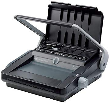 GBC WireBind W20 Binding Machine, 20 Sheet Punch Capacity, 125 Sheet Binding Capacity, A4 and A5, Black, 4400426