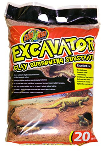 Zoo Med Excavator Clay Burrowing Substrat pour Reptile/Amphibien 9 kg