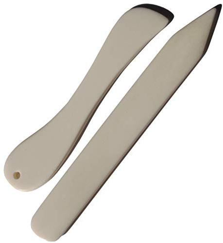 VENCINK Genuine Bone Folder Paper Creaser Set Folding Scoring Burnishing Crafting Scrapbooking Tool for Bookbinding,Paper & Leather Crafts,Card Making and Office Supplies