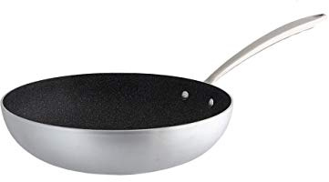 Pentole Agnelli ALCX111BGPI24 Padella Antiaderente Pelle di squalo, Alluminio, adatta per induzione, 24cm