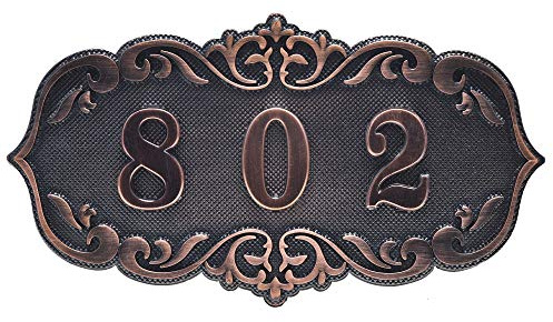 Door Number Plate, Apartment Door Number Sign, House Address Room Number Plaques with 14 Numbers