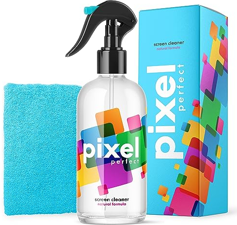 Pixel Natural Screen Cleaner Spray for TV, Laptops, Computers, Monitors, Phones Cleaning Kit (500ml - 16.9oz)