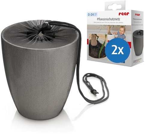 reer Pflanzenschutz-Netz, Vorteilspack, 2 Stück, für Blumentöpfe bis 30 cm Durchmesser, damit Dein Kind keine Blumenerde isst
