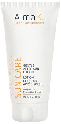 Alma K Gentle After Sun Lotion - After Sun Care - Made with Aloe Vera Gel, Dead Sea Minerals - Sunburn Relief - Vacation Essentials for Women - 150 ml