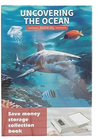 Rockible Caja Fuerte Tipo Libro de Simulación Con Cerradura de Combinación, Oculta para Dinero y Joyas, Style C