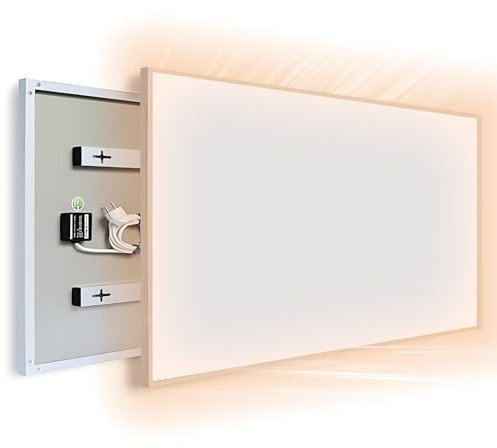 IC Far Infrared Panel Heater (White, 1000W)