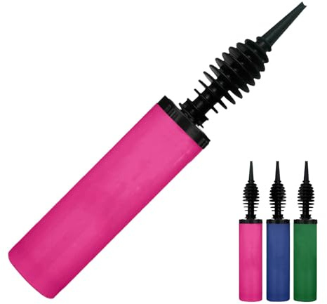 RMTech Balloon Pump, Inflator for Balloons, Toy Blower, Foil and Confetti Professional Pumper, Manual Hand Pump, Dual Action Hand Air Pump for Balloons. (Wine)