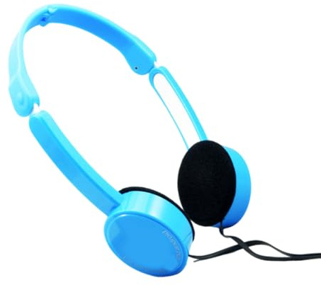 QINZITAO Cuffie sovrauricolari pieghevoli con isolamento acustico con cavo, cuffie stereo con microfono, per adulti e ragazzi, 3,5 mm