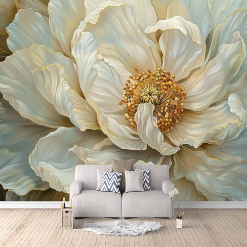 carta da parati camera da letto 250x420cm Bellissimi Fiori carta da parati tessuto non tessuto Decorazione 3D su tela pittorica, senza interruzioni, per la parete principale della casa EB24-7844