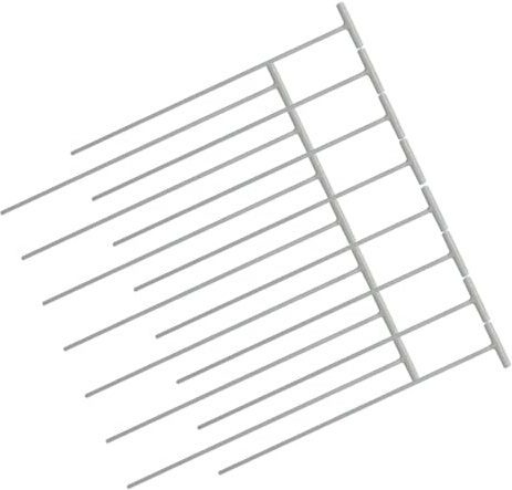 GARVALON Lot de 15 Tiges d'Entrée en Fer pour Cage à Pigeons Barres Robustes à Sens Unique Accessoires pour Cages à Oiseaux Voyageurs Système Anti-Sortie Fournitures pour Pigeons de