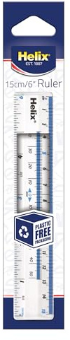 Helix 15cm / 6 Ruler - Clear