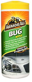 Armor All, 30 Bug Wipes, Citrus Scent, Quickly and Easily Cleans Insects, Tree Sap and Brake Dust, Suitable for all Surfaces, Freshness Lock, Ideal for Car & Motorcycle Detailing, Made in the UK
