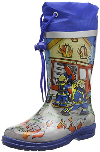 Beck Jungen Fire Gummistiefel, Mehrfarbig, 32 EU