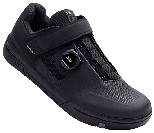 Crankbrothers Stamp BOA Cycling Shoes, Black/Gold, UK 9 / EU 43.5
