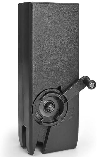 Gunyoo Airsoft Speed Loader Tactical BBS M4 Handkurbelmagazin Schneller Schnelllader Kapazität 6MM 1000 Schuss (Schwarz)