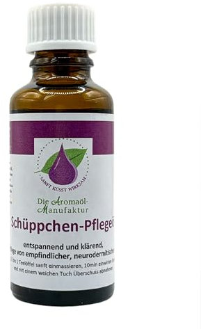 Die Aromaölmanufaktur SCHÜPPCHEN PFLEGEÖL für Babys 30ml - 100% natürliche Inhaltsstoffe, Babyöl zur Kopfhautpflege gegen Schuppen bei Milchschorf