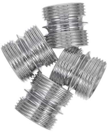 SOLUSTRE 4pcs Metal Shelf Support Nut Wire Rack Connector Replacement Shelf Connection Screws Compatible 23.2mm Diameter Bamboo Pole Storage Racks