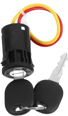 ERINGOGO Interrupteur À Clef pour Voiture ÉLectrique Enfant Contacteur De DéMarrage Plastique Et Fer Facile À Utiliser SéCurité pour Trottinette ÉLectrique 7.48X1.18X1.18 Pouces