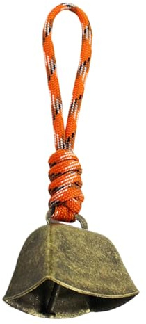 Cloches de chèvre pour colliers – Cloche de mouton pour pâturage, cloches vintage en cuivre clair pâturage, cloches polyvalentes avec cordon pour harnais de chevaux, décoration en métal pour camping