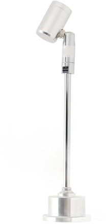 Haofy LED Mini Spotlight for Jewelry Showcase Display, USB 5V with Comfortable Ambiance, Flexible Lighting, Robust Aluminum Alloy Construction and Elegant Design, Compact and Portable, (White Light)