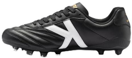 KELME Men's Soccer Cleats,FG Firm/Artificial Ground Lightweight Soccer Shoes, for Outdoor Football Athletic Training, Black, Size 9