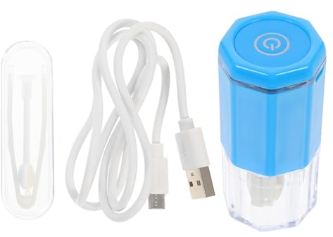 Veemoon Electric Lens Cleaner Automatic Rotary Cleaning Machine Portable Contact Lens Washer Efficient Protein Removal Gentle Care for Daily Use Compact Design