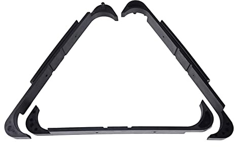 BDJXOZYH Soporte triangular para pelotas de billar, mesa de billar, suministros de taco de billar