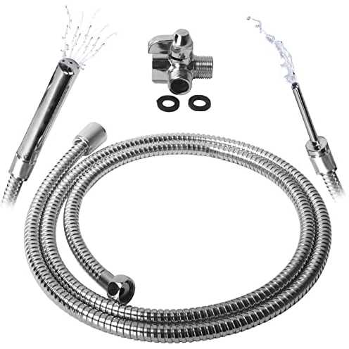 Clean Stream Shower Enema Set Douche With Two Nozzle Attachments