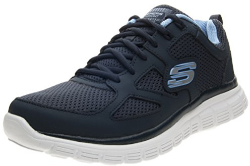 Skechers Burns Agoura, Men's Low-Top Sneakers, Navy, 8.5 UK