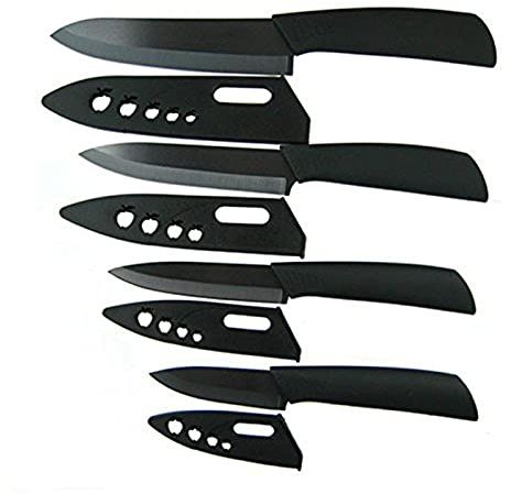 Coltello in ceramica Coltello da cucina Coltelli Chef Coltello Verdure Cooking Strumenti Set di pane Set di pane Zirconia Black Black Blade Fruit Slicer Coltello da cucina (Color : Black)