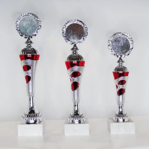 JSSC Neugart GmbH Pokalserie, 3-er Serie, Pokale mit Wunschgravur für Fussball, Tennis, Poker, Skat, Dart, Basketball (13)